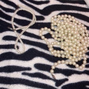 Pearl necklace set